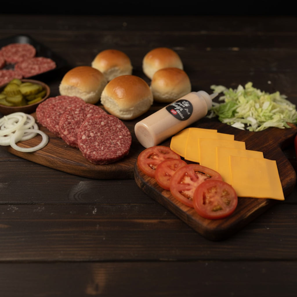 Black Angus Burger Slider (Certified) Box 24Pcs