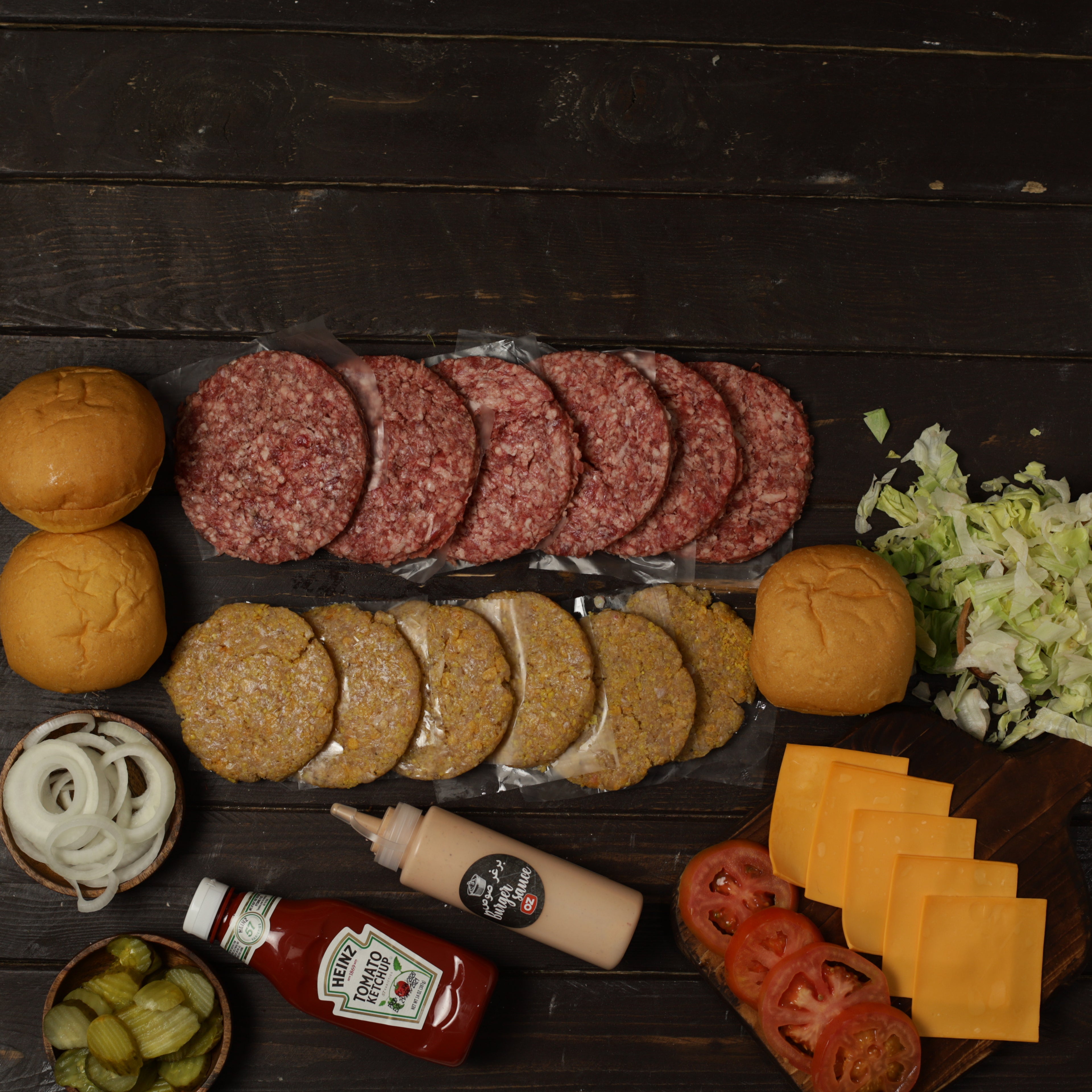 Mix Burger Patty (6Beef & 6Chicken)