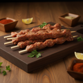 طبق كفتة كباب 6 أسياخ