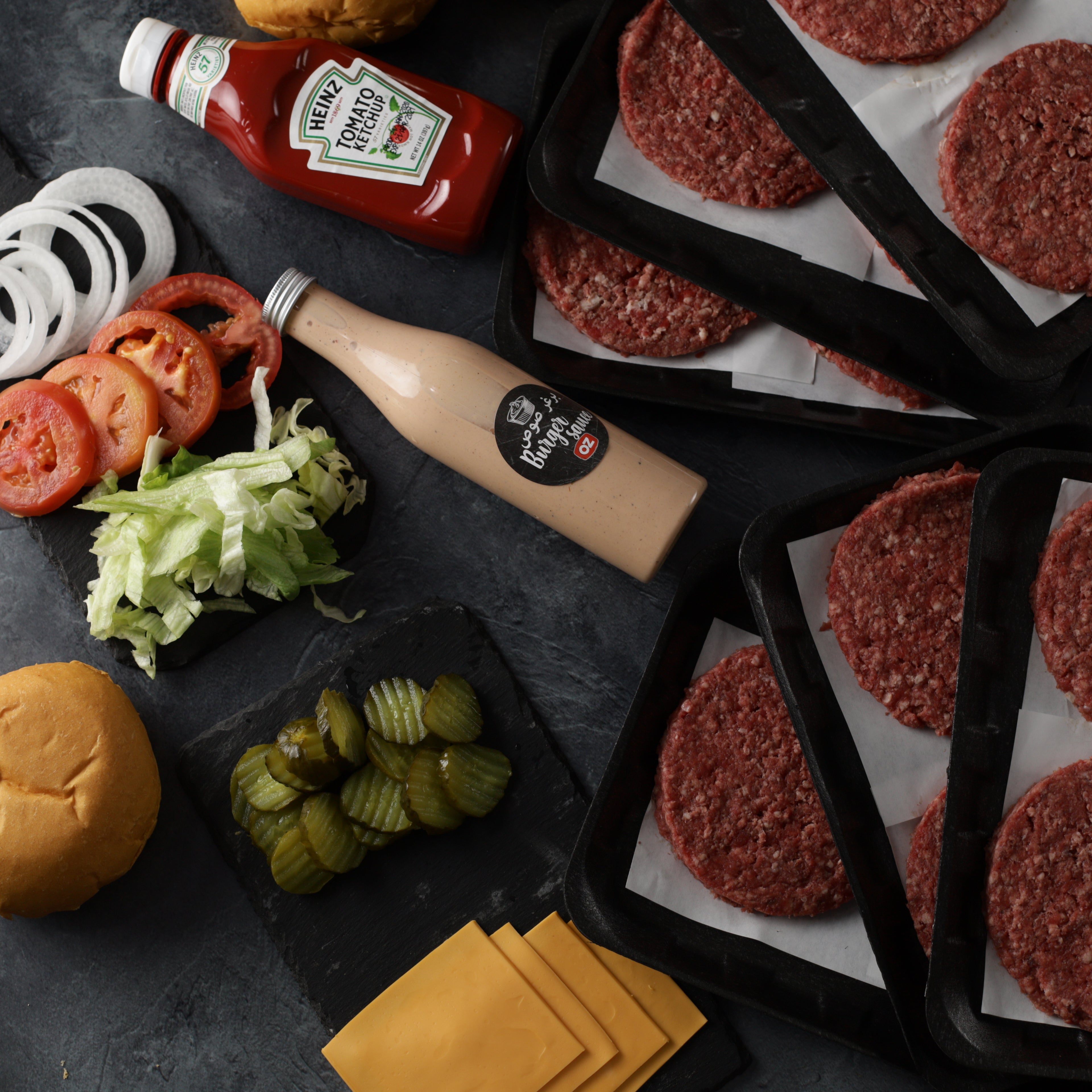 Smash Black angus Burger Box (12 Pcs)