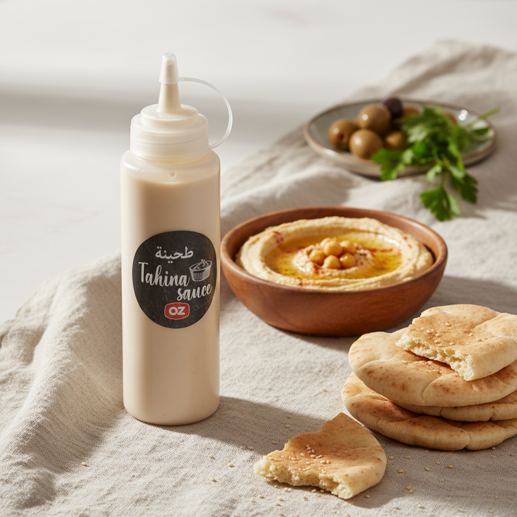 Tahina Sauce Bottle